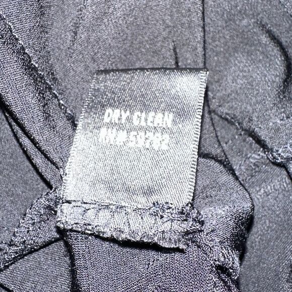 Adrianna Papell Cocktail Dress Women's 4 Black Tiered V-Neck Cap Sleeve - Picture 8 of 8